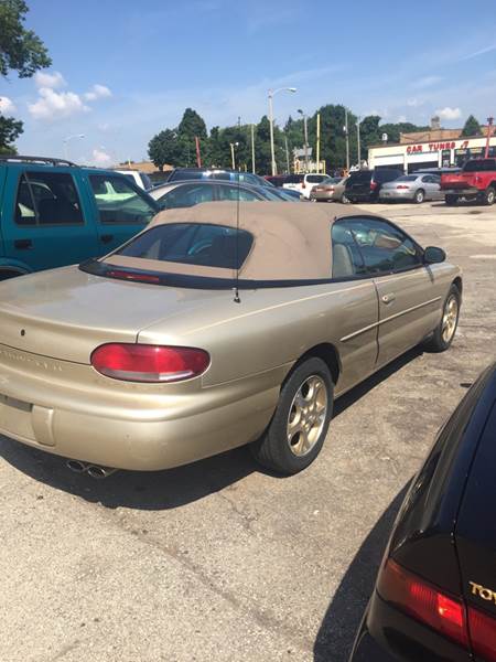 1999 chrysler sebring jxi 2dr convertible in milwaukee wi big bills 1999 chrysler sebring jxi 2dr