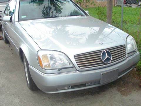 1996 Mercedes-Benz S-Class for sale at AUTO & GENERAL INC in Fort Lauderdale FL