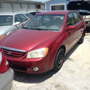 2005 Kia Spectra for sale at AUTO & GENERAL INC in Fort Lauderdale FL