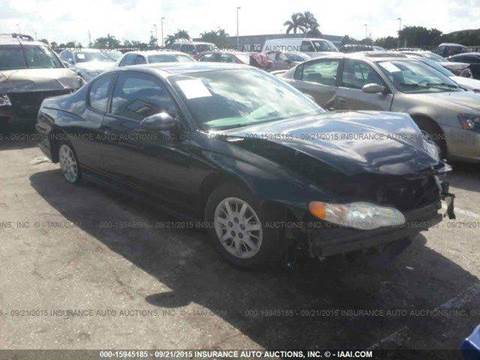 2005 Chevrolet Monte Carlo for sale at AUTO & GENERAL INC in Fort Lauderdale FL