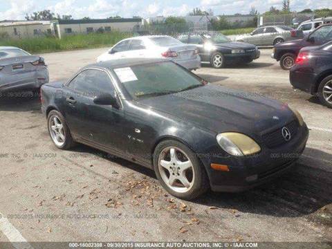 1999 Mercedes-Benz SLK-Class for sale at AUTO & GENERAL INC in Fort Lauderdale FL