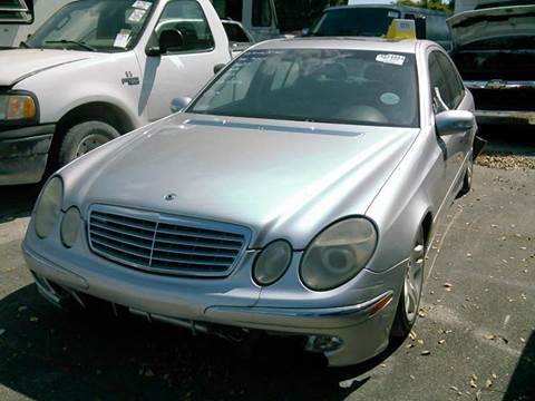 2003 Mercedes-Benz E-Class for sale at AUTO & GENERAL INC in Fort Lauderdale FL