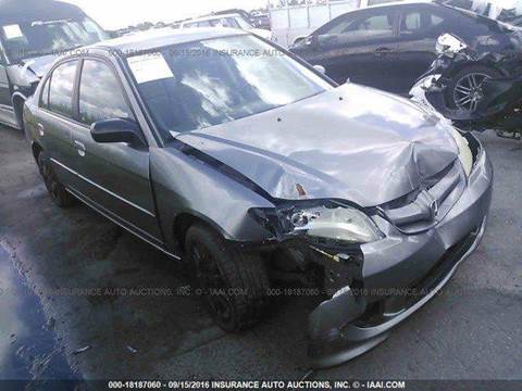 2004 Honda Civic for sale at AUTO & GENERAL INC in Fort Lauderdale FL