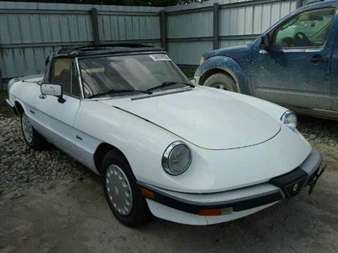 1989 Alfa Romeo Spider for sale at AUTO & GENERAL INC in Fort Lauderdale FL