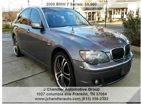 2008 BMW 7 Series for sale at Franklin Motorcars in Franklin TN