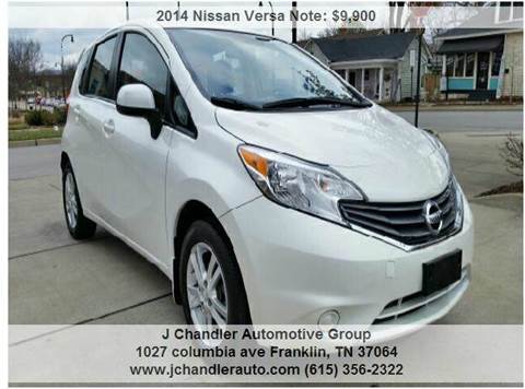 2014 Nissan Versa Note for sale at Franklin Motorcars in Franklin TN