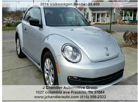 2014 Volkswagen Beetle for sale at Franklin Motorcars in Franklin TN