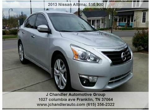 2013 Nissan Altima for sale at Franklin Motorcars in Franklin TN