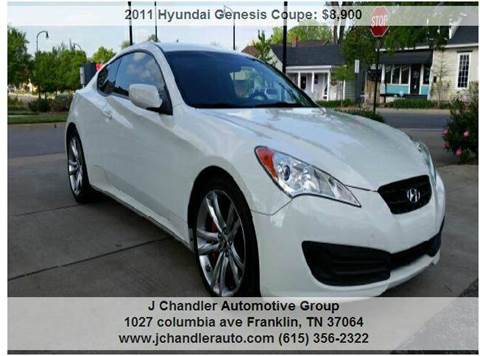 2011 Hyundai Genesis Coupe for sale at Franklin Motorcars in Franklin TN