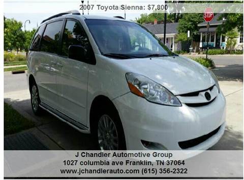 2007 Toyota Sienna for sale at Franklin Motorcars in Franklin TN