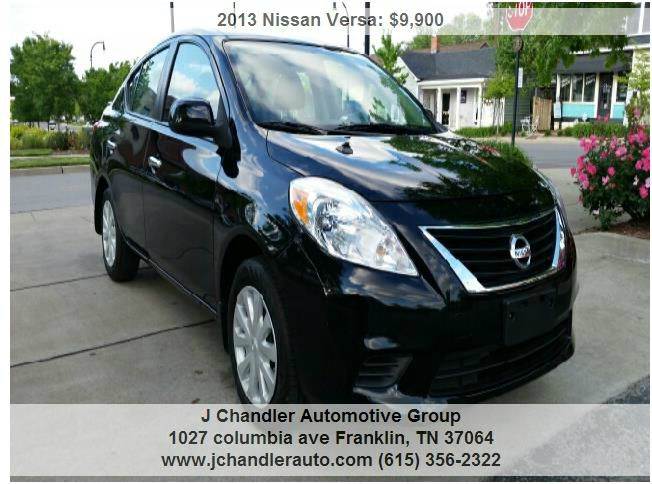 2013 Nissan Versa for sale at Franklin Motorcars in Franklin TN