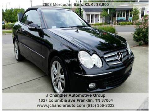2007 Mercedes-Benz CLK for sale at Franklin Motorcars in Franklin TN