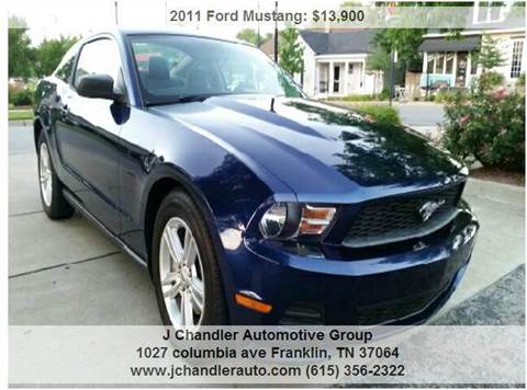 2011 Ford Mustang for sale at Franklin Motorcars in Franklin TN