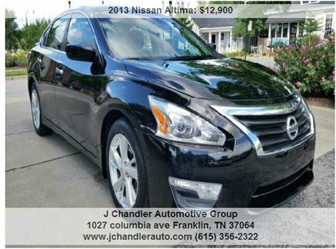 2013 Nissan Altima for sale at Franklin Motorcars in Franklin TN