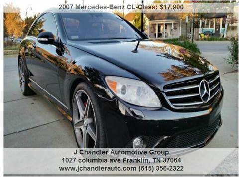 2007 Mercedes-Benz CL-Class for sale at Franklin Motorcars in Franklin TN
