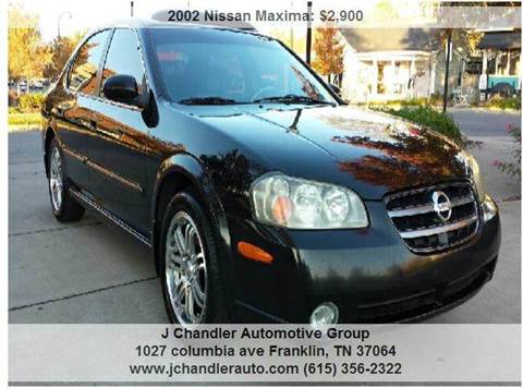2002 Nissan Maxima for sale at Franklin Motorcars in Franklin TN