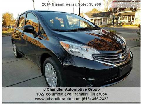 2014 Nissan Versa Note for sale at Franklin Motorcars in Franklin TN