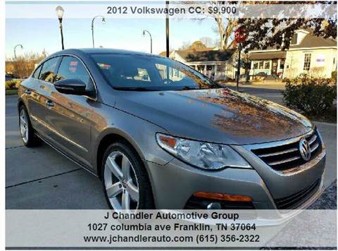 2012 Volkswagen CC for sale at Franklin Motorcars in Franklin TN