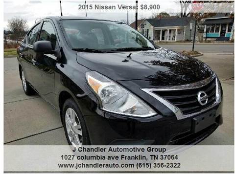 2015 Nissan Versa for sale at Franklin Motorcars in Franklin TN