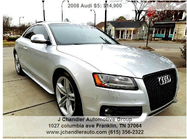 2008 Audi S5 for sale at Franklin Motorcars in Franklin TN