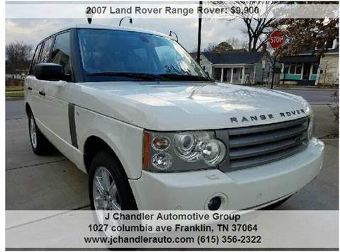 2007 Land Rover Range Rover for sale at Franklin Motorcars in Franklin TN