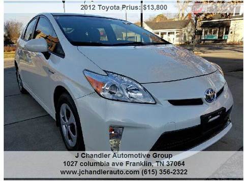 2012 Toyota Prius for sale at Franklin Motorcars in Franklin TN
