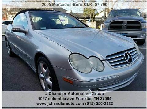 2005 Mercedes-Benz CLK for sale at Franklin Motorcars in Franklin TN