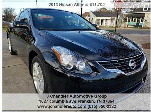 2013 Nissan Altima for sale at Franklin Motorcars in Franklin TN