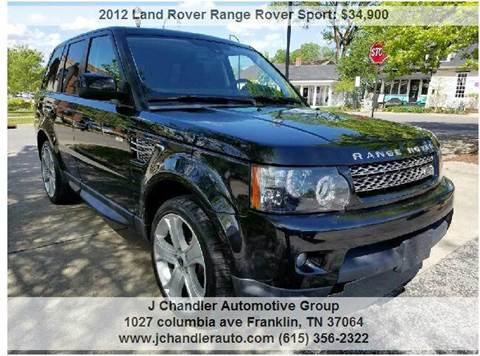 2012 Land Rover Range Rover Sport for sale at Franklin Motorcars in Franklin TN