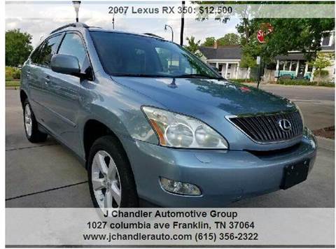2007 Lexus RX 350 for sale at Franklin Motorcars in Franklin TN