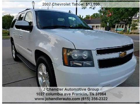 2007 Chevrolet Tahoe for sale at Franklin Motorcars in Franklin TN
