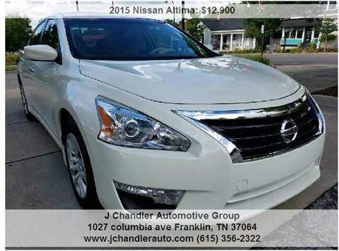 2015 Nissan Altima for sale at Franklin Motorcars in Franklin TN