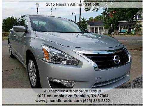 2015 Nissan Altima for sale at Franklin Motorcars in Franklin TN