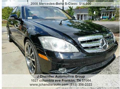 2008 Mercedes-Benz S-Class for sale at Franklin Motorcars in Franklin TN