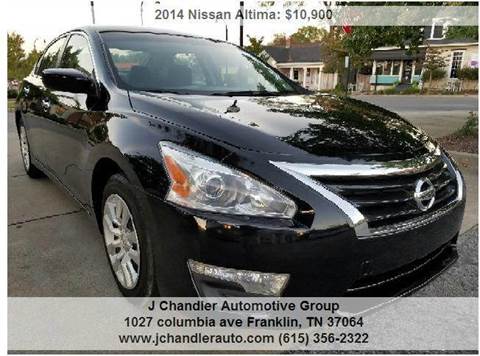 2014 Nissan Altima for sale at Franklin Motorcars in Franklin TN
