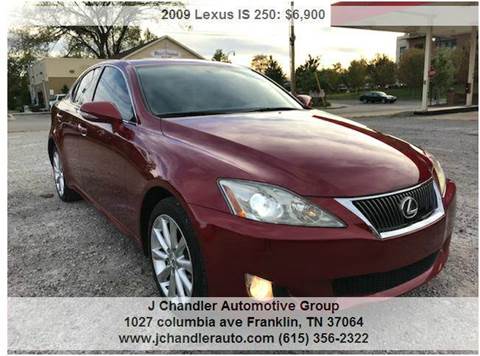 2009 Lexus IS 250 for sale at Franklin Motorcars in Franklin TN