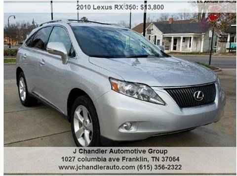 2010 Lexus RX 350 for sale at Franklin Motorcars in Franklin TN