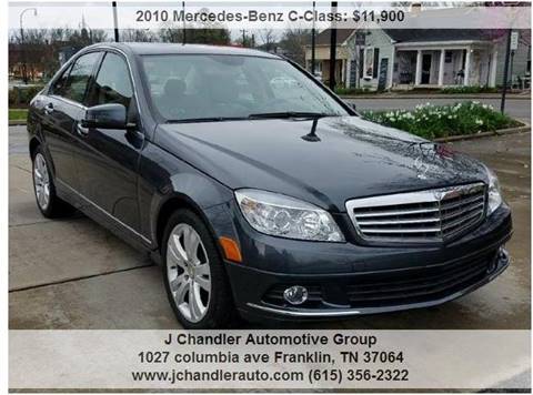2010 Mercedes-Benz C-Class for sale at Franklin Motorcars in Franklin TN