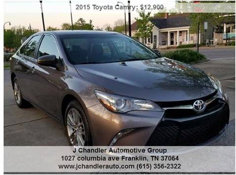 2015 Toyota Camry for sale at Franklin Motorcars in Franklin TN
