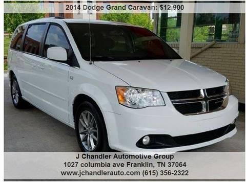 2014 Dodge Grand Caravan for sale at Franklin Motorcars in Franklin TN