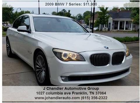 2009 BMW 7 Series for sale at Franklin Motorcars in Franklin TN