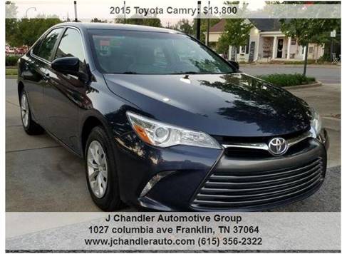 2015 Toyota Camry for sale at Franklin Motorcars in Franklin TN