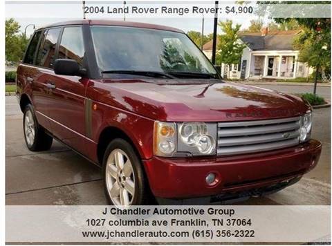 2004 Land Rover Range Rover for sale at Franklin Motorcars in Franklin TN