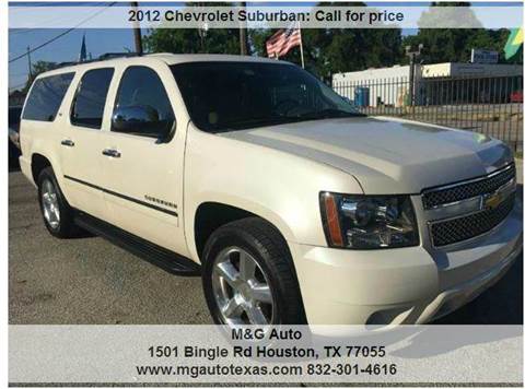 2012 Chevrolet Suburban for sale at M&G Auto Sales, LLC in Houston TX
