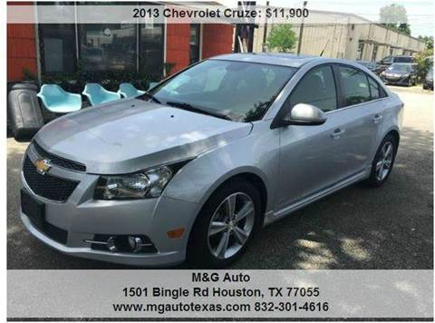 2013 Chevrolet Cruze for sale at M&G Auto Sales, LLC in Houston TX
