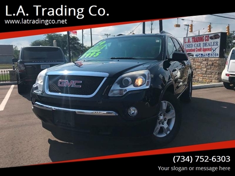 2010 GMC Acadia for sale at L.A. Trading Co. Woodhaven in Woodhaven MI