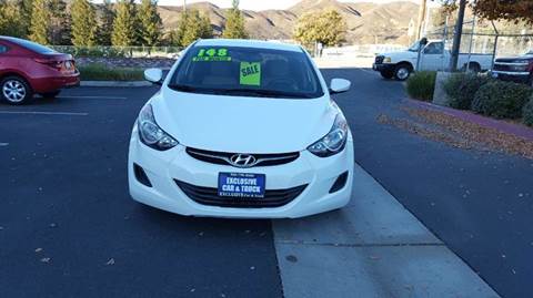 2013 Hyundai Elantra for sale at Exclusive Car & Truck in Yucaipa CA