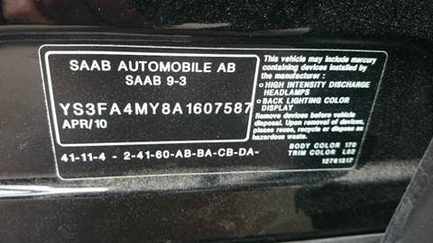 2010 Saab 9-3