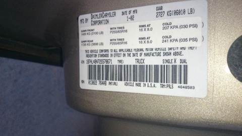 2002 Dodge Dakota SLT