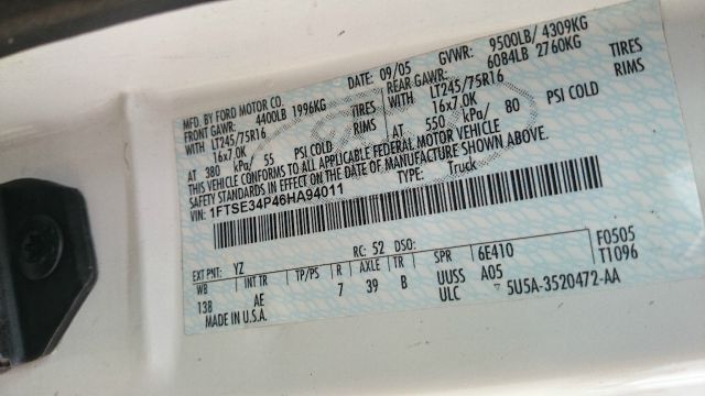 2006 Ford E-Series Cargo